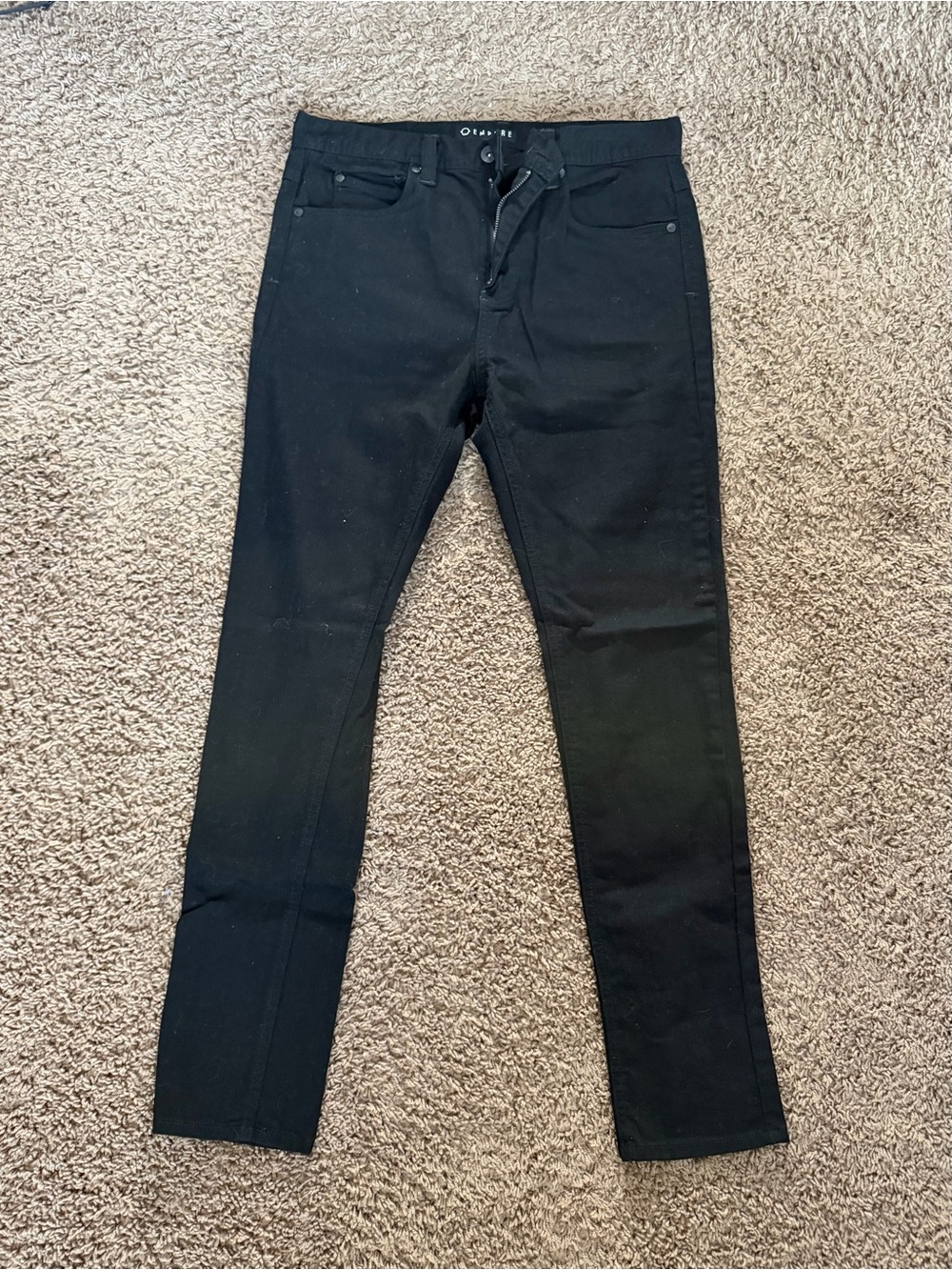 Empyre Men's Skinny Black Jeans